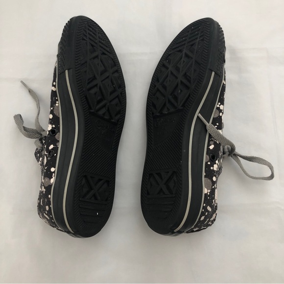 Converse Paint Drip Splatter Low Top Sneakers - Picture 4 of 11